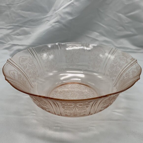 Macbeth Evans American Sweetheart Pink Depression Glass 8-1/2" Serving Bowl - Picture 1 of 7